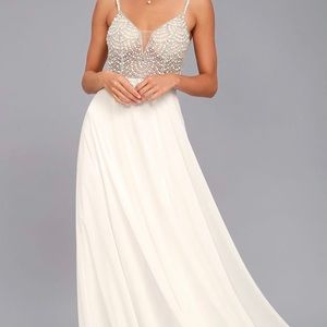 Lulus white dress